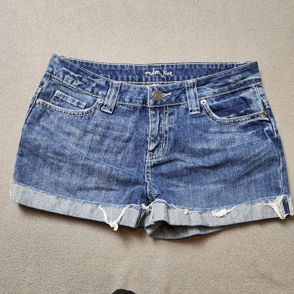 LONDON JEAN Classic Blue Jean Shorts
